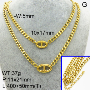 SS Necklace  3N2002424vhll-908