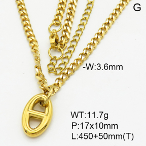 SS Necklace  3N2002426vbnl-908