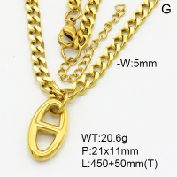 SS Necklace  3N2002428vbpb-908