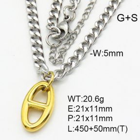 SS Necklace  3N2002447abol-908