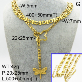 SS Necklace  3N2002460aiil-908