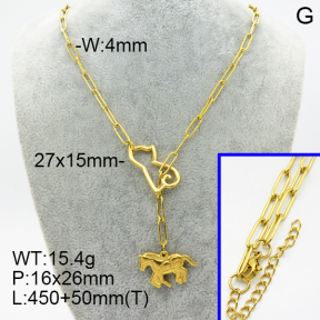 SS Necklace  3N2002464bhil-908