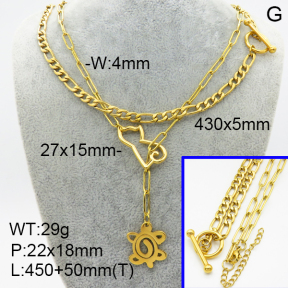 SS Necklace  3N2002468vhov-908