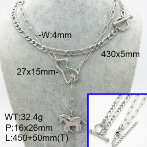 SS Necklace  3N2002471vhnl-908