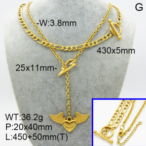 SS Necklace  3N2002476vhov-908