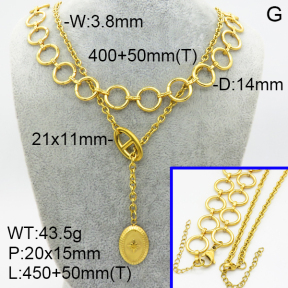 SS Necklace  3N2002486ainl-908