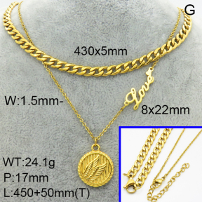 SS Necklace  3N2002515vhmv-908