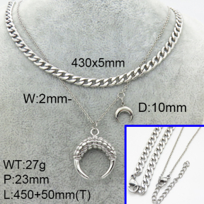 SS Necklace  3N2002521vhll-908