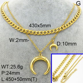SS Necklace  3N2002522vhml-908