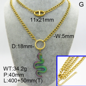 SS Necklace  3N4002062vivl-908