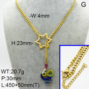 SS Necklace  3N4002068vhml-908