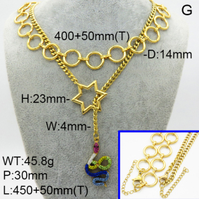 SS Necklace  3N4002070bipa-908