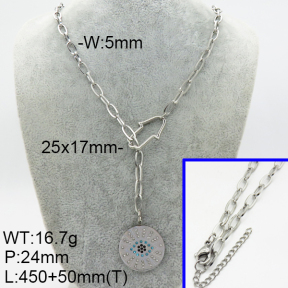 SS Necklace  3N4002073ahjb-908