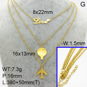 SS Necklace  3N4002082vhha-908