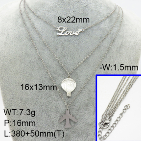 SS Necklace  3N4002083bhva-908