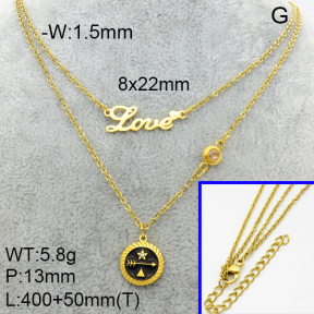 SS Necklace  3N4002088bhia-908