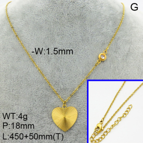 SS Necklace  3N4002096bhva-908