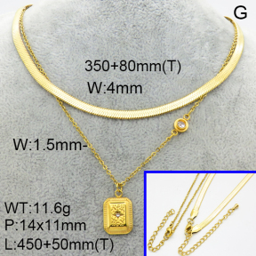 SS Necklace  3N4002098ahlv-908