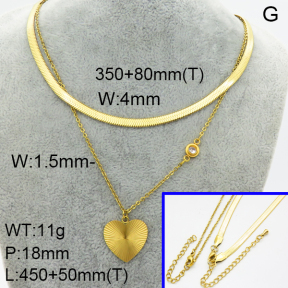 SS Necklace  3N4002100ahlv-908