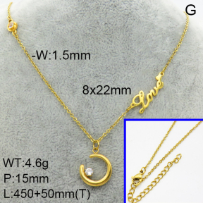 SS Necklace  3N4002102bhil-908