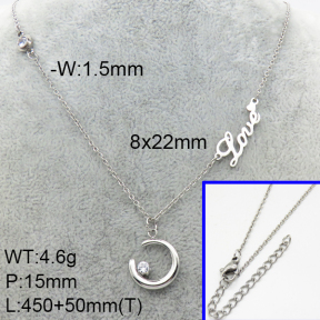 SS Necklace  3N4002103vhhl-908