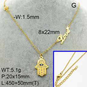 SS Necklace  3N4002106vhhl-908