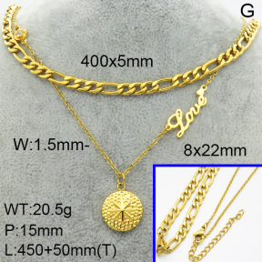 SS Necklace  3N4002110vhll-908
