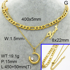 SS Necklace  3N4002112vhov-908