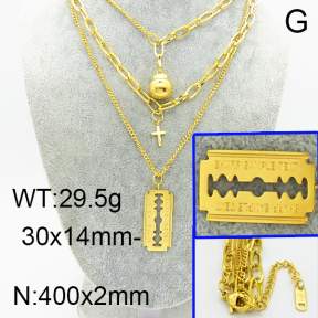 SS Necklace  5N2000260ahjb-434