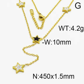 SS Necklace  5N4000097bbov-434