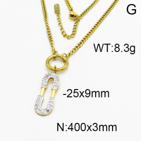 SS Necklace  5N4000111vbpb-434