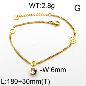 SS Bracelet  6B4002442vhha-488