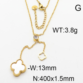 SS Necklace  6N4003434vbpb-488