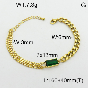 SS Bracelet  3B4002580bvpl-669