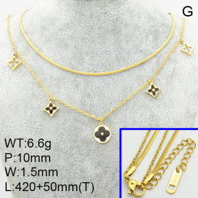 SS Necklace  3N3000946bhjl-669