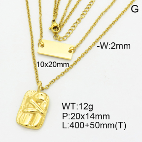 SS Necklace  3N2002526bhia-908