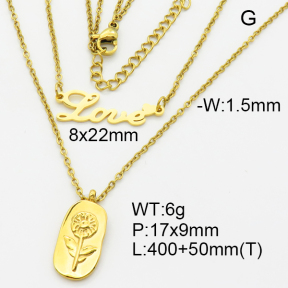 SS Necklace  3N2002534vhha-908