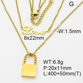 SS Necklace  3N2002548vhhl-908