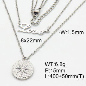 SS Necklace  3N2002555bbov-908