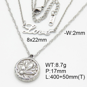 SS Necklace  3N2002560vhhl-908