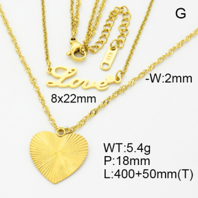 SS Necklace  3N2002561bhia-908