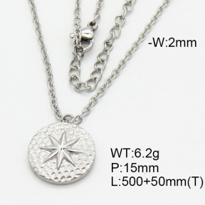 SS Necklace  3N2002568ablb-908