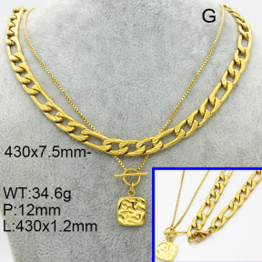 SS Necklace  3N2002589vhkb-908