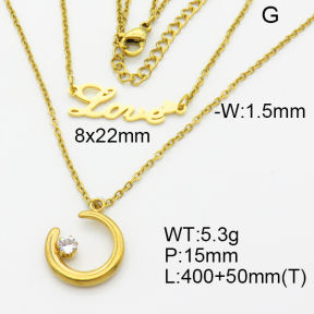 SS Necklace  3N4002123vhha-908