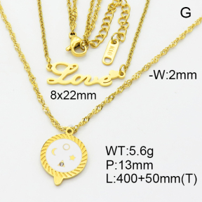 SS Necklace  3N4002134vhhl-908