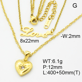 SS Necklace  3N4002141vhha-908