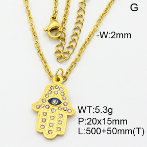 SS Necklace  3N4002159vbnb-908