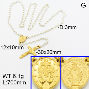 SS Necklace  3N3000979bhjl-908