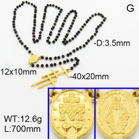 SS Necklace  3N4002184vhkl-908