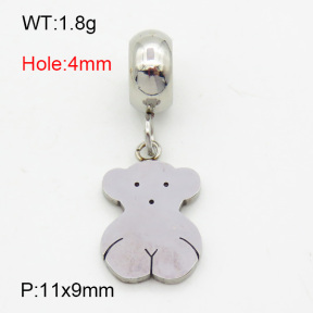 SS Bear Pendants  TP3000522aaip-908